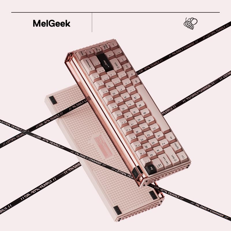 melgeek made68 air ピンク Amazon.com: MelGeek Magnetic Gaming Keyboard, hot swappable